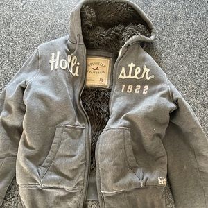 Mens Hollister Zip Up Coat